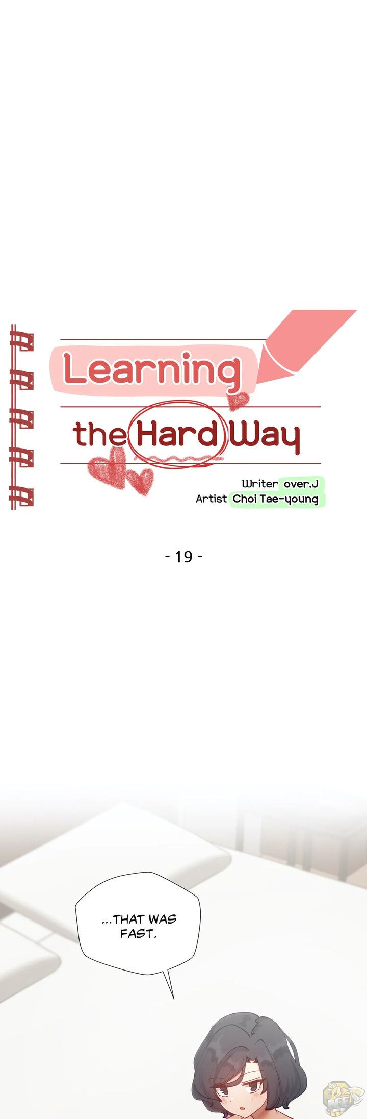 Learning The Hard Way Chapter 19