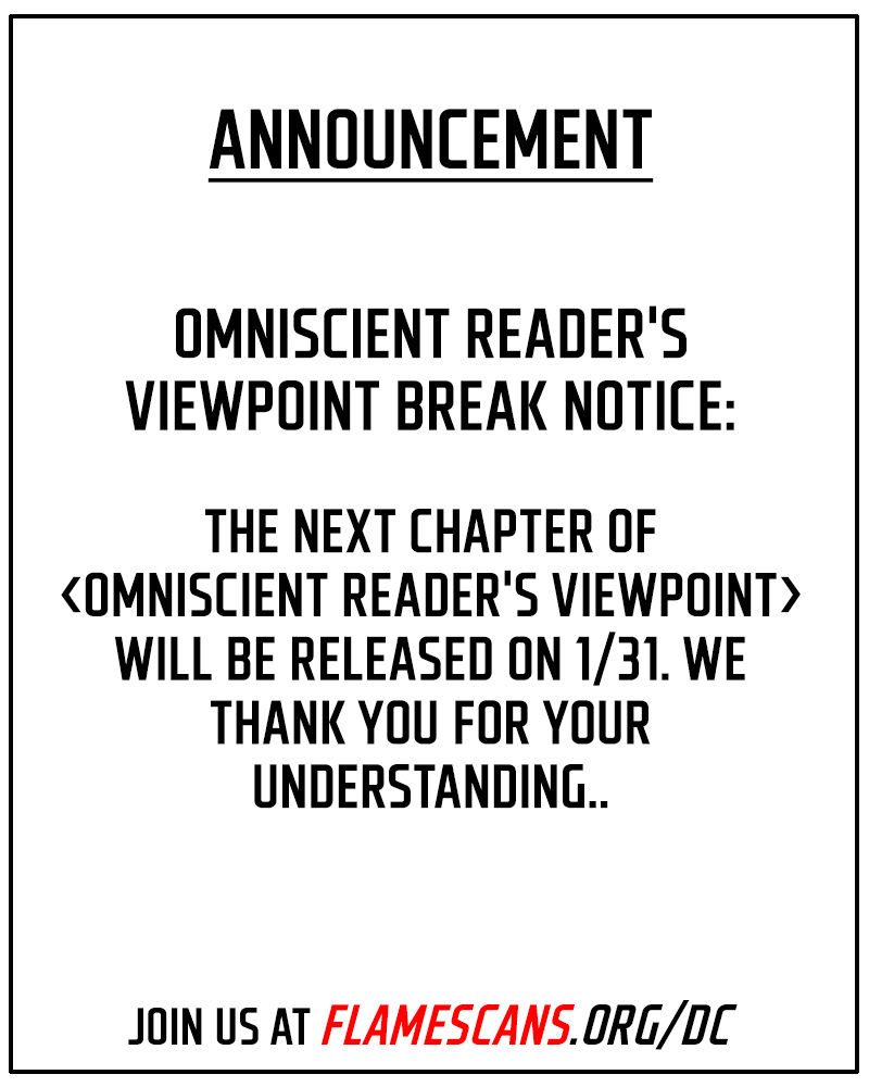 Omniscient Reader’s Viewpoint Chapter 142.5 Hiatus Notice