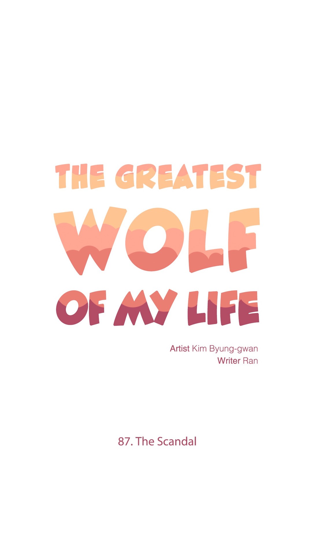 The Greatest Wolf of My Life Chapter 87